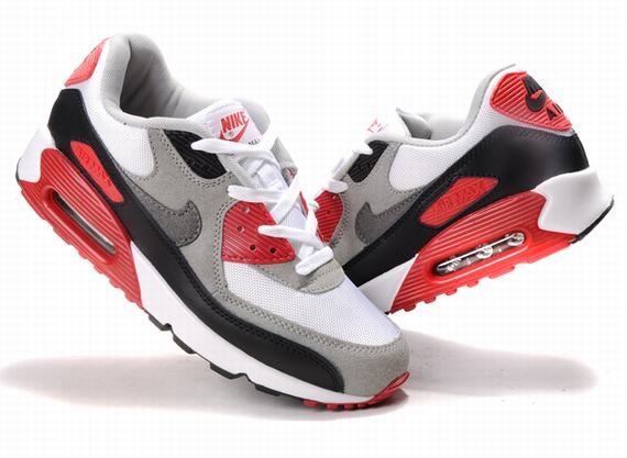 Nike Air Max Shoes Womens White/Black/Gray/Red Online